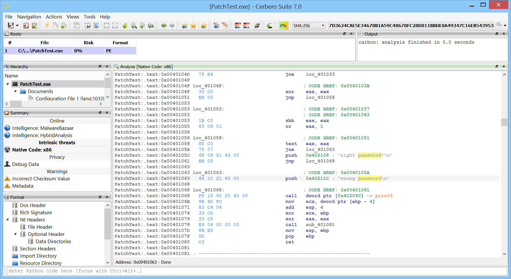 Disassembler